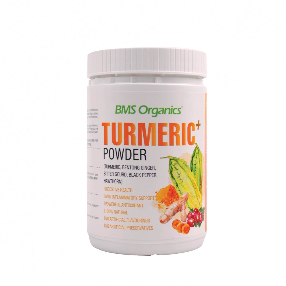 Bms Organics Turmeric Plus Powder Turmeric Bentong Ginger Bitter Go